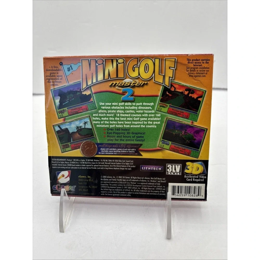 Brand New Sealed MIni Golf Master 2( EGames, PC, 2007)